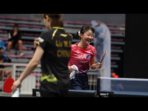 張本美和 vs 劉瑋珊｜WTTコンテンダー チュニス2022 女子シングルス1回戦