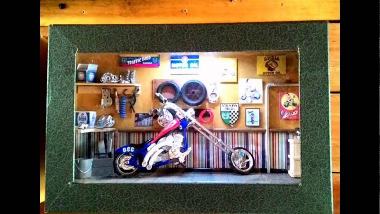 diorama dinding diecast,wall diorama garage by billytraffic - YouTube