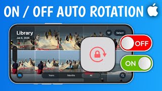How to Enable/Disable Screen Rotation on iPhone (Portrait Orientation Lock) screenshot 5