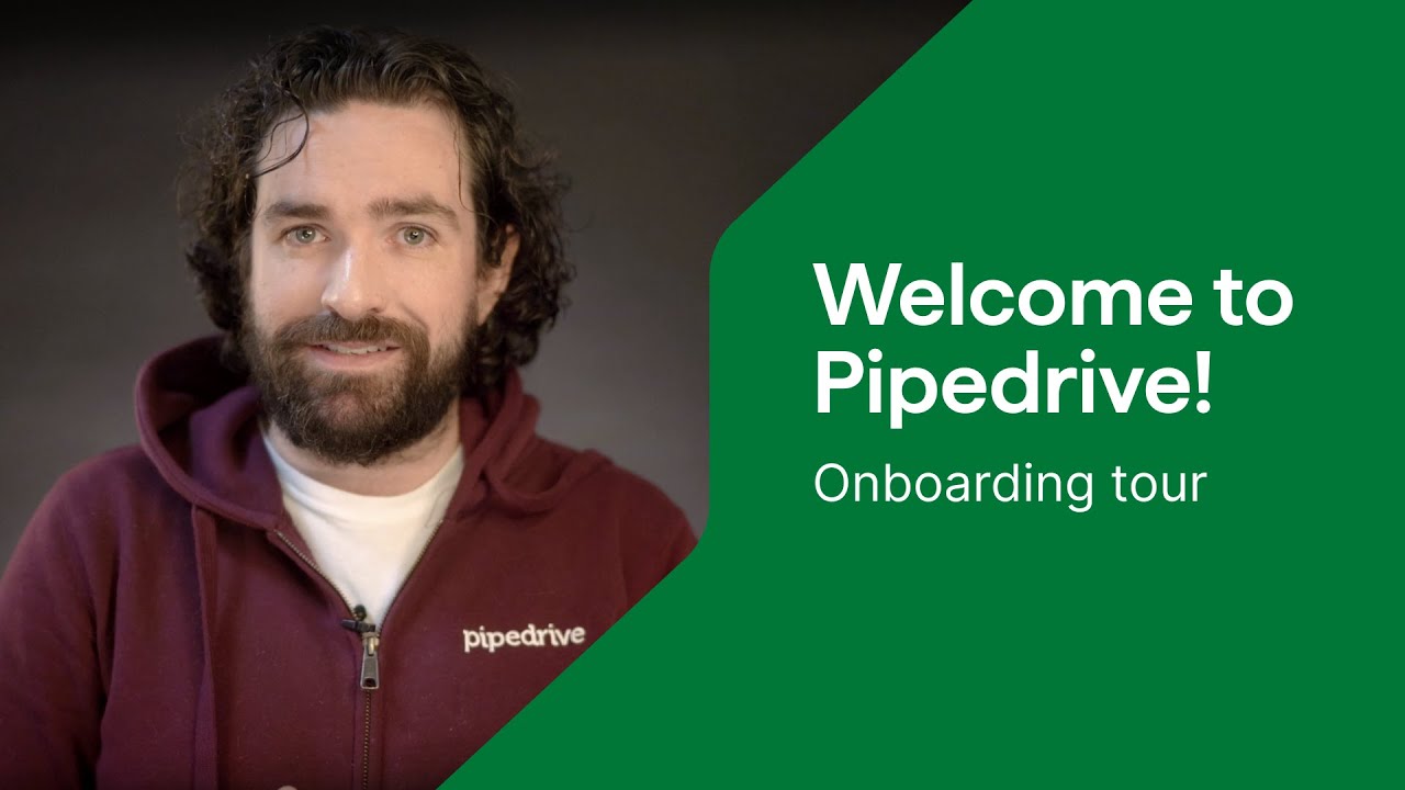 to Pipedrive! Onboarding Tour YouTube
