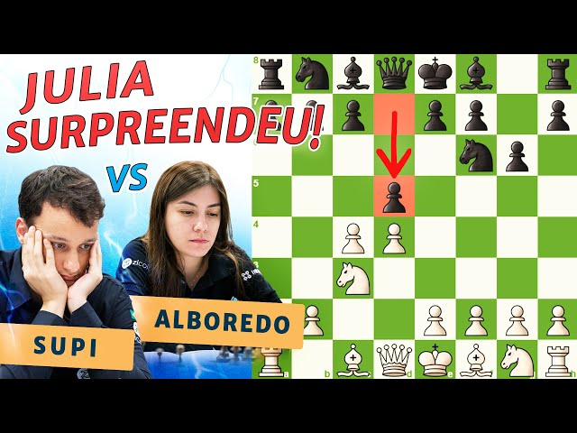 GM Supi jogou JUNTO COM a WIM Julia Alboredo e fizeram O MESTRE MANDOU no  xadrez! 