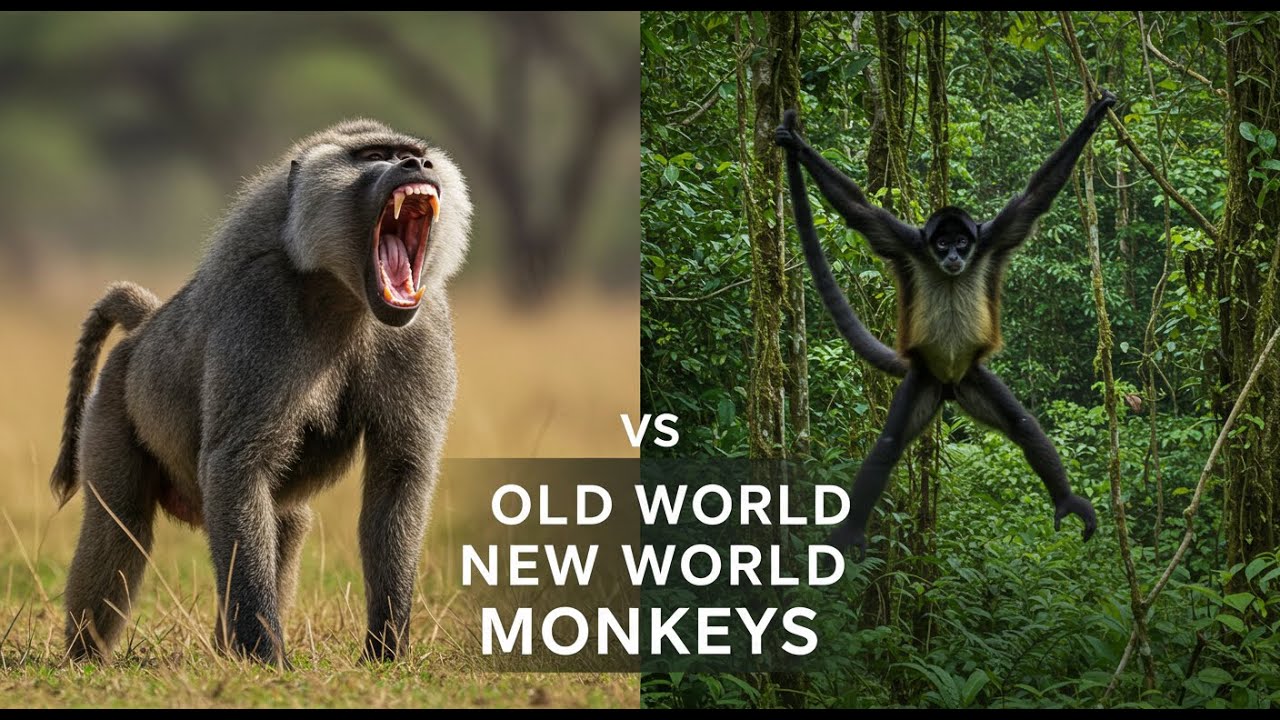 Monkey Variations How Many Types of Monkeys Are There? ๐ Old World vs New World Explained ...