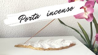 Como fazer um PORTA INCENSO de gesso - Apenas Criativa