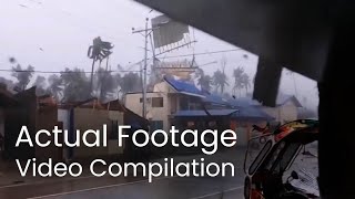 Video Compilation - Super Typhoon Odette Rai - Actual Footage In The Philippines Dec 16 - 17 2021