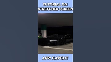 Tutorial on stretched screen #capcut #tutorial #edit #audi #viral #trend #cars #aura #2025