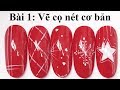 BÀI 1: học vẽ cọ nét gel dành cho người mới | Anna Trần