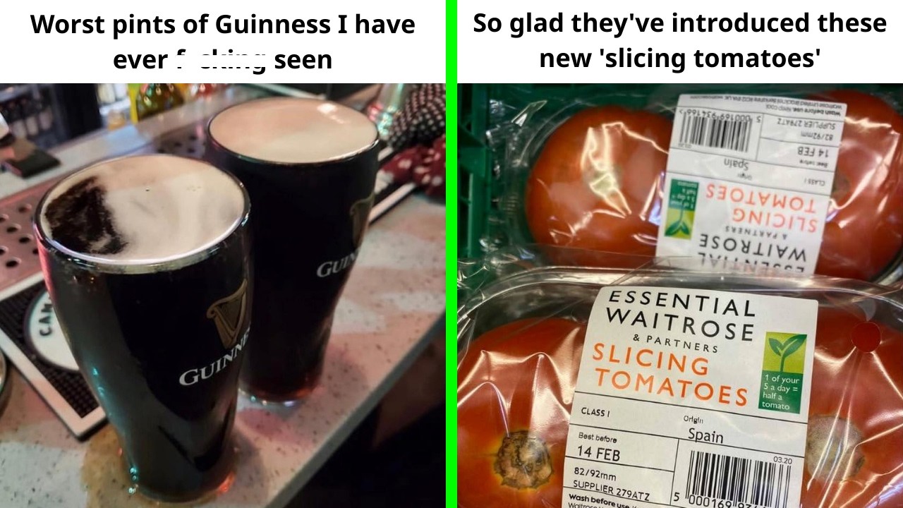 British Memes 15 🇬🇧 Worst pints of Guinness I have ever seen