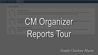 CM Organizer Tour: Reports