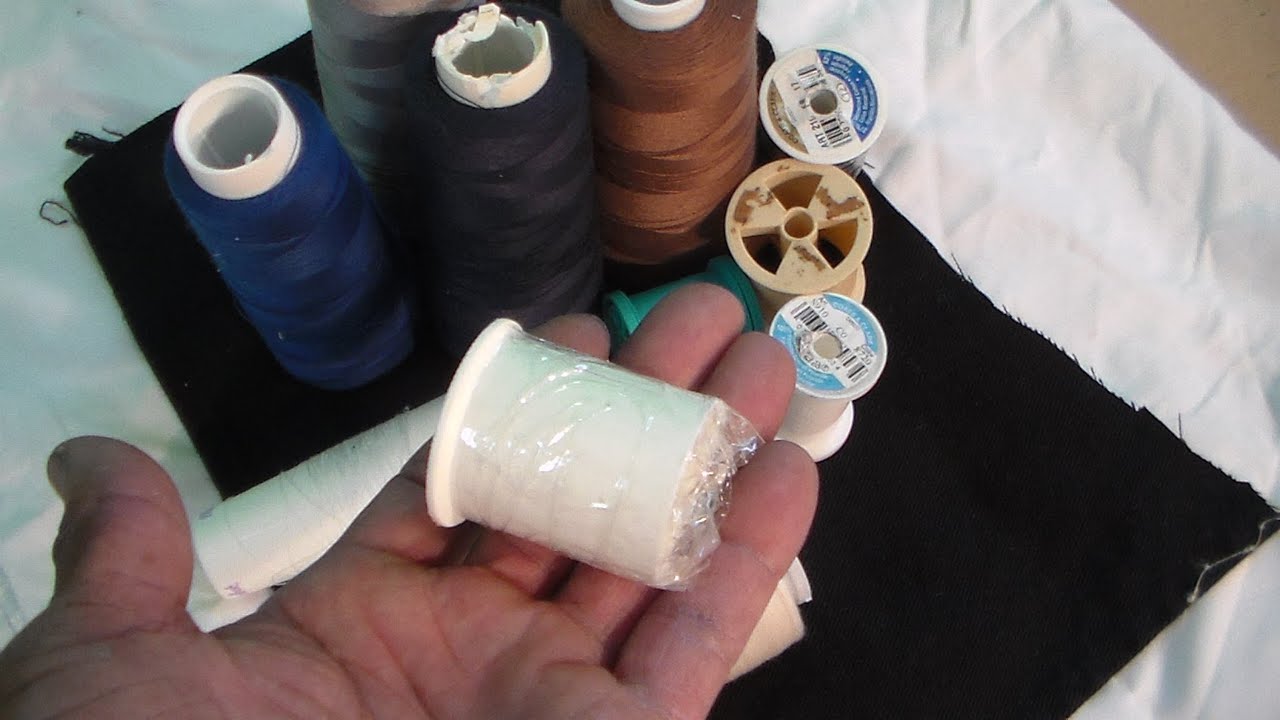How to make a thread spool holder - YouTube