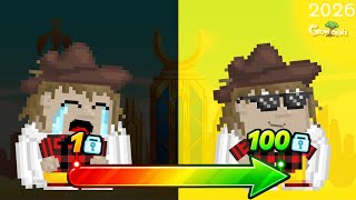 Mass Project Modal 1-100DL Growtopia Indonesia