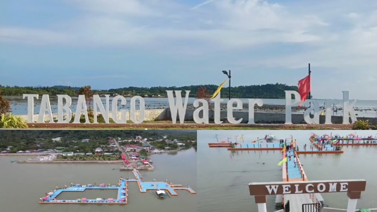 Aerial and non-aerial view of Tabango Water Park//Floating Park - YouTube