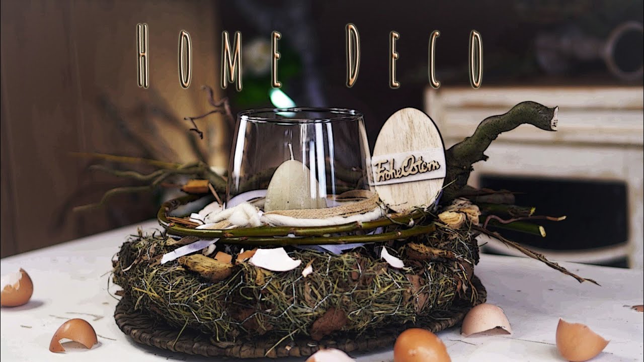 NATUR Deko Gesteck DIY | Das duftende OSTER Nest