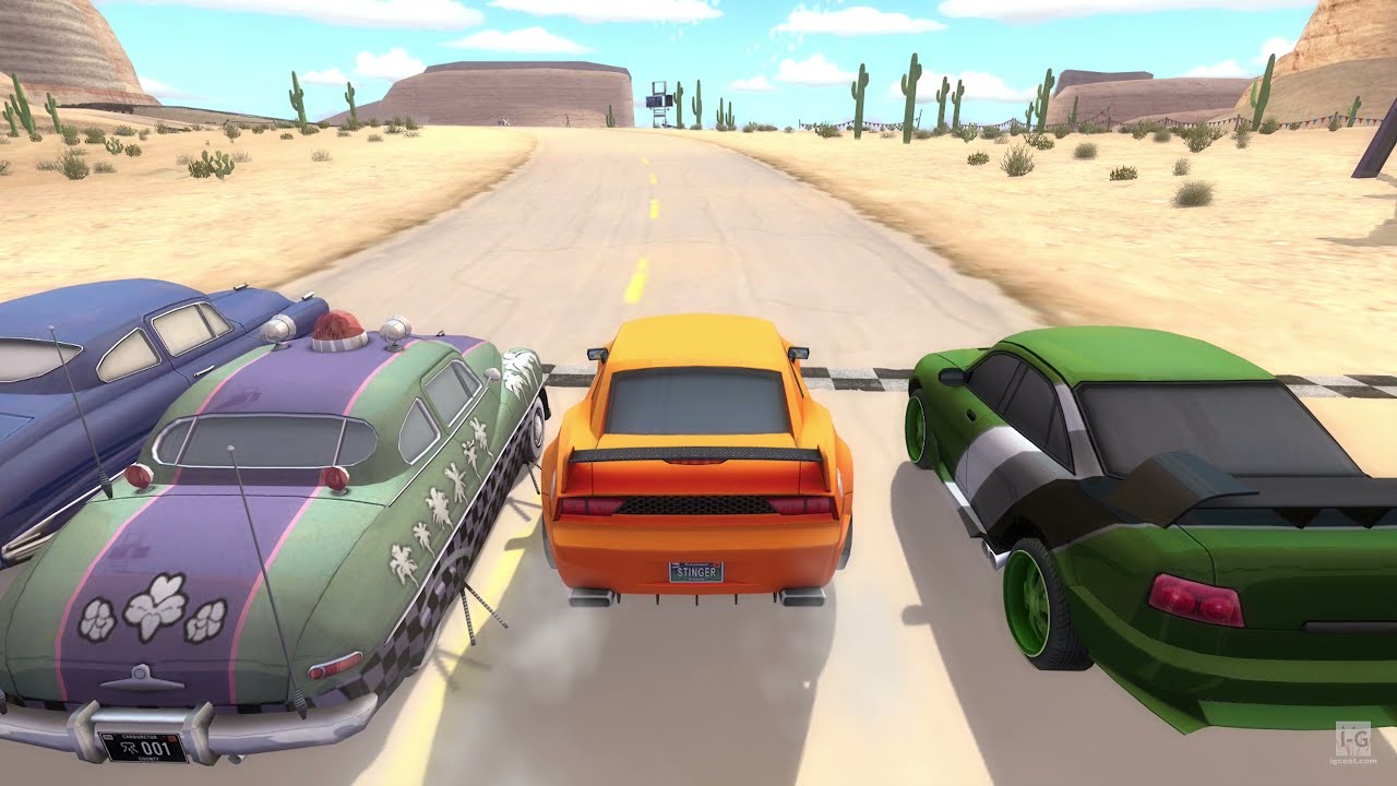 Disney, Pixar, Official Cars Race O Rama HD video game trailer PS3 Xbox  Nintendo Wii and DS 