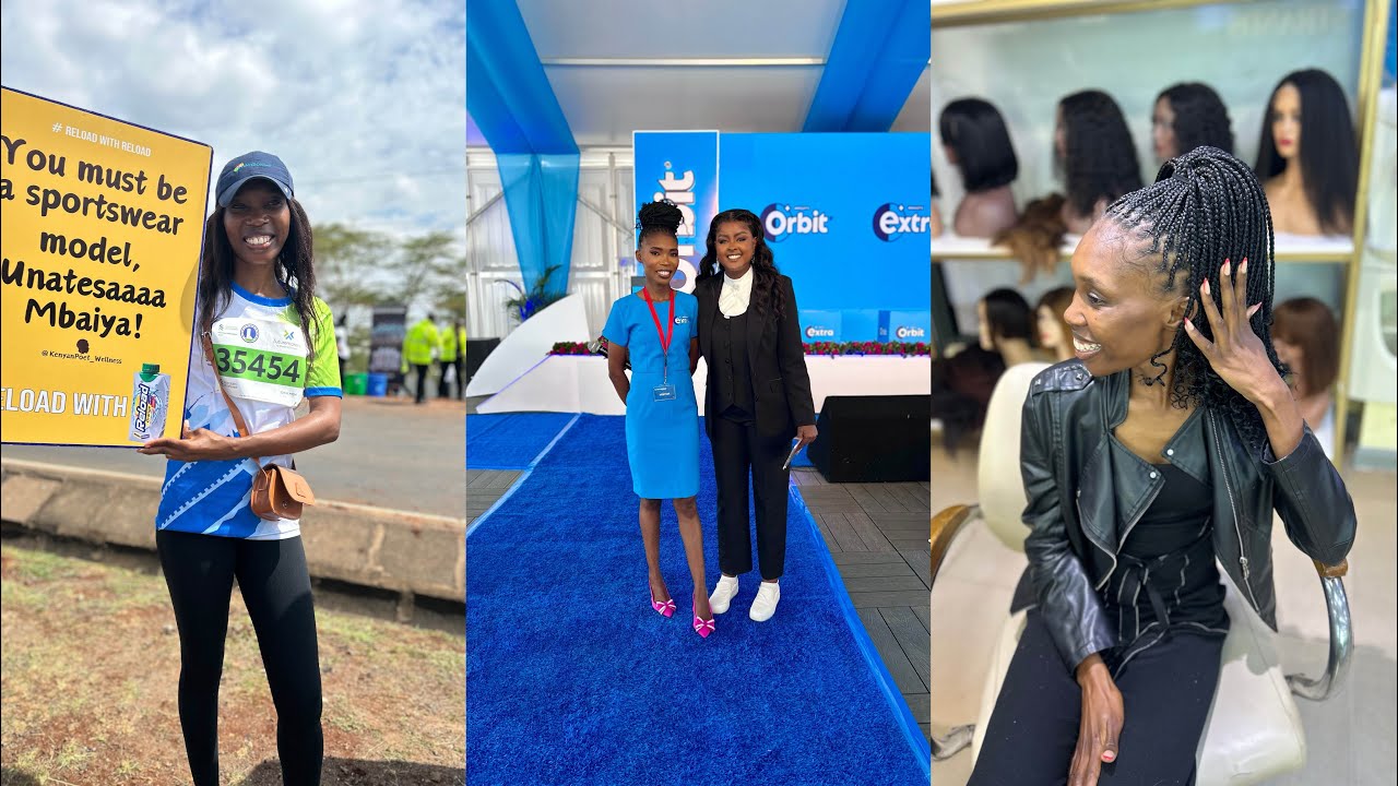 Stanchart Marathon 2025 |Hair Day |Work Event Vlog😊