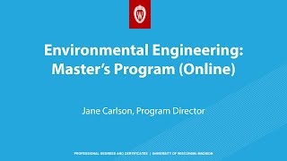 Environmental Engineering Master's Program (Online)