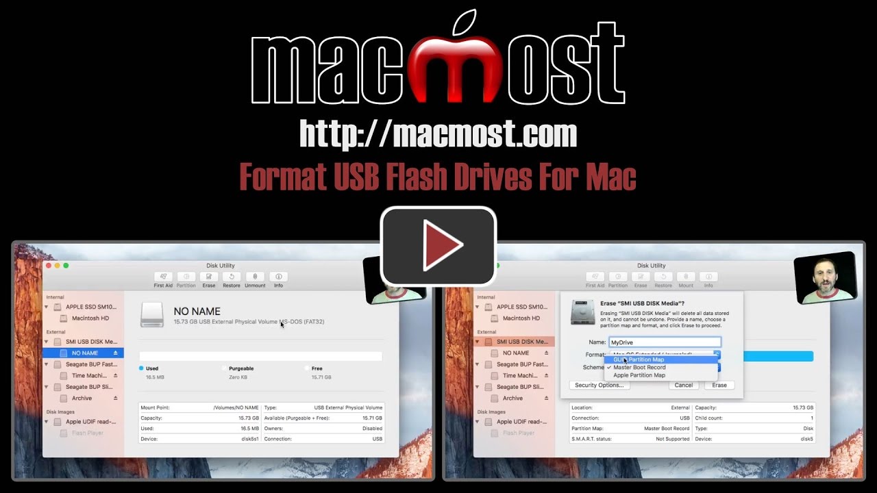 Format USB Flash Drives For Mac (#1279) - YouTube