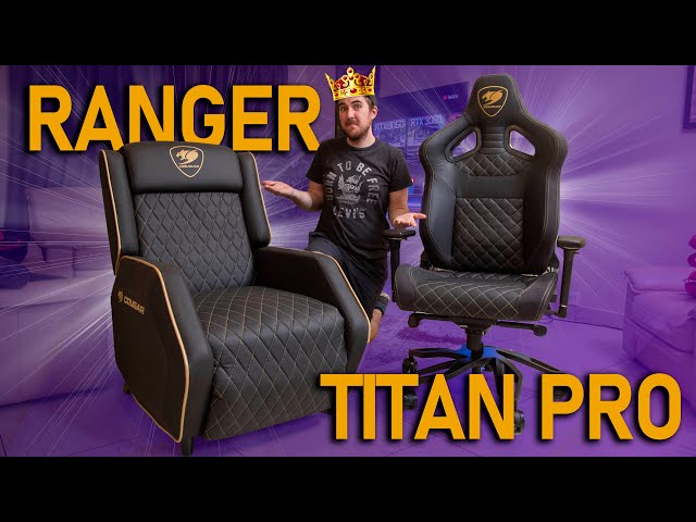 Cougar Armor Titan Pro Royal Gaming Chair - Black Gold