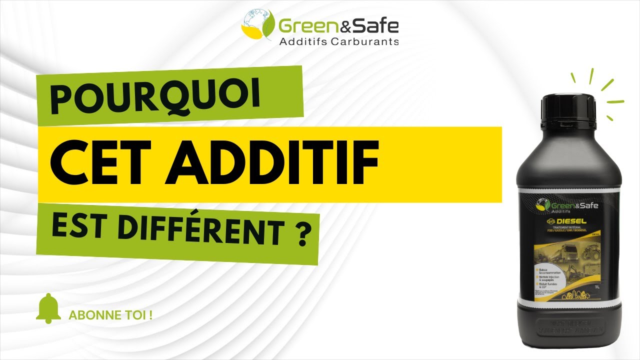 Pourquoi les additifs Green&Safe se distinguent des autres ?