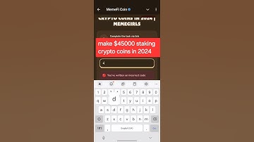 make $45000 staking crypto coins in 2024 memefi code telegram #memefi #code #telegram #notcoin #xrp