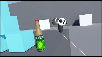 Pick Up Object and Throw in Unreal Engine 4 VR Test: Beer Bottle for Virtual Reality Oculus Rift