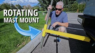 AA1HE Rotating Receiver Mount V2.0 for portable operating. by K7SW ham radio 1,430 views 8 months ago 6 minutes, 21 seconds