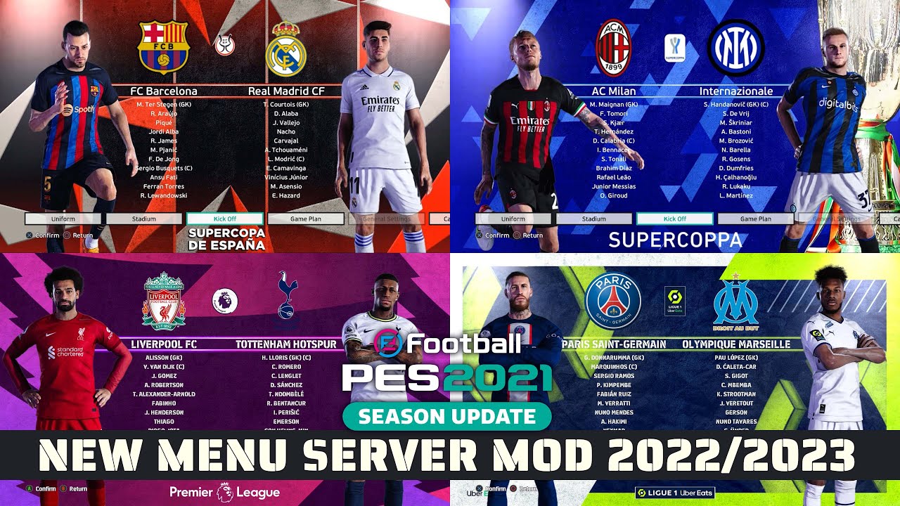 eFootball 2023 SEASON 1 CONCEPT V2 Menu by PESNewupdate ~