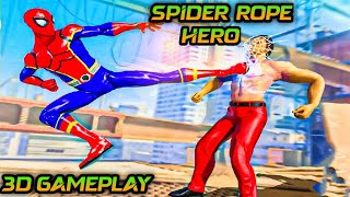 "Spider Rope Hero: A Thrilling Superhero Rescue Mission in Vice City!" screenshot 3