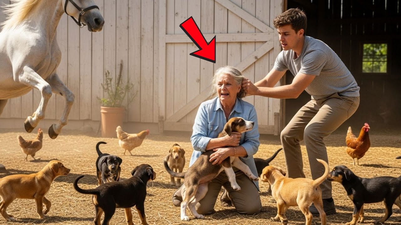 SOHN VERLETZTE MUTTER UND LIEß SIE HILFLOS UNTER ZEHN TIEREN, DOCH EIN LAHMES PFERD ERSCHIEN...