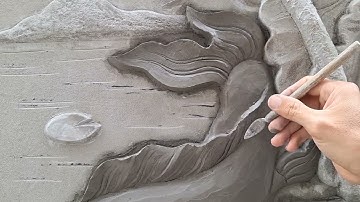Instructions for making beautiful carp reliefs