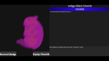 How to get Indigo glitch chomik (find the chomiks rusty)