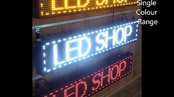 LED Scrolling Programmable Sign Displays - LED EXPRESS®