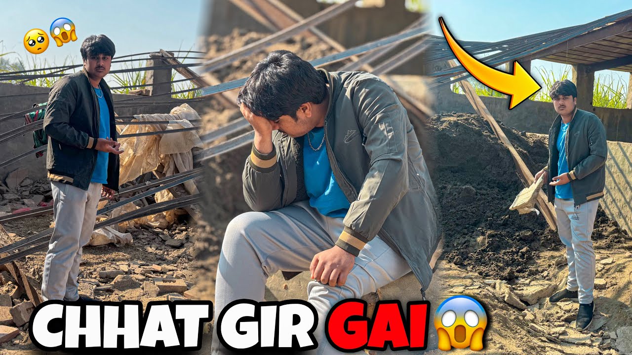 Farm House Ki Chhat Gir Gayi 😱 | Unexpected Incident..