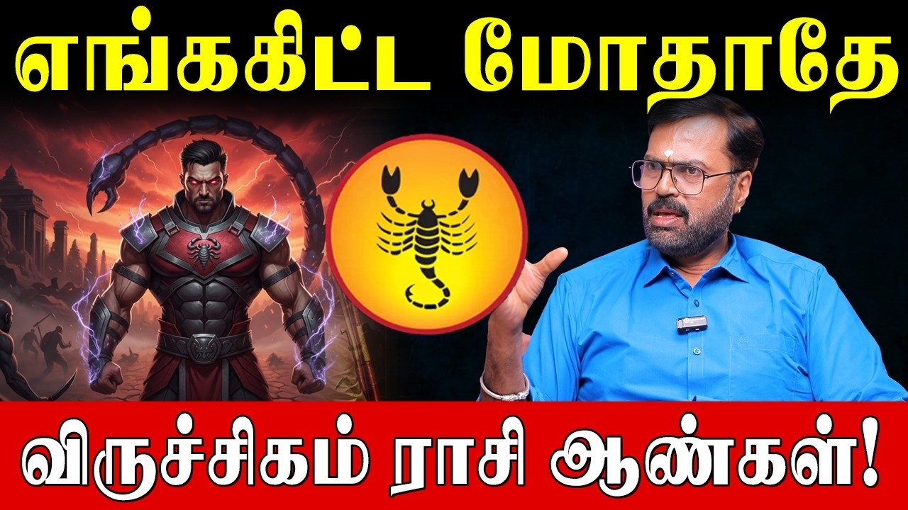 விருச்சிக ராசி ஆண்களின் வாழ்வில் ஏன் இவ்வளவு சோதனைகள்? | Scorpio Men Life Predictions | Vel Shankar