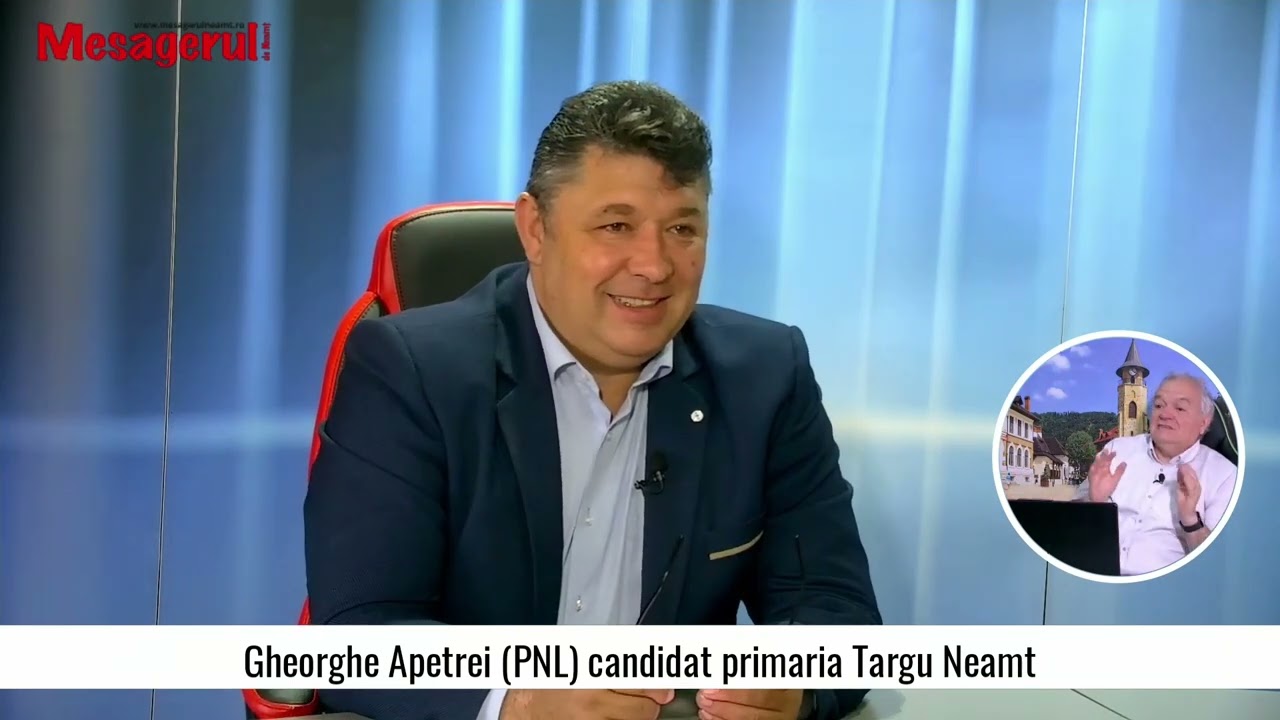 VIDEO. Cafeaua de dimineață. Invitat: Gheorghe Apetrei, candidat PNL la Primăria Târgu Neamț