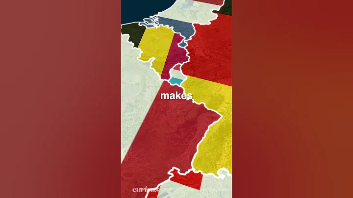 This country connects ALL of western Europe!😅🇩🇪 #shorts #geography #geopolitics #mapping