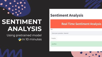 Building a sentiment analysis model by using a pre-trained model