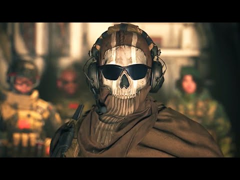 Simon Ghost Riley arrives at Shoothouse Cutscene (Call of Duty