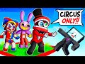 Locked on one chunk with amazing digital circus