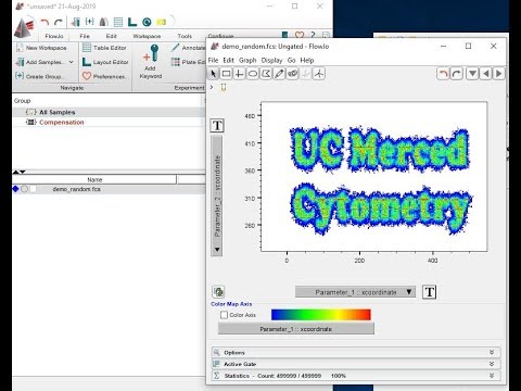 Converting Text to a FCS File and Viewing in FlowJo