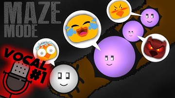 Digdig.io (VOCAL #1) // Discovering Maze mode with Hem & LU. •