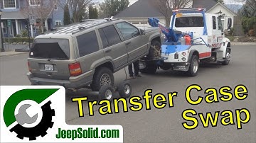 Jeep Grand Cherokee ZJ 4x4 transfer case swap 249 242 231