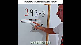 SECRET Ancient Japan division trick 😲🥶🇯🇵 #shorts