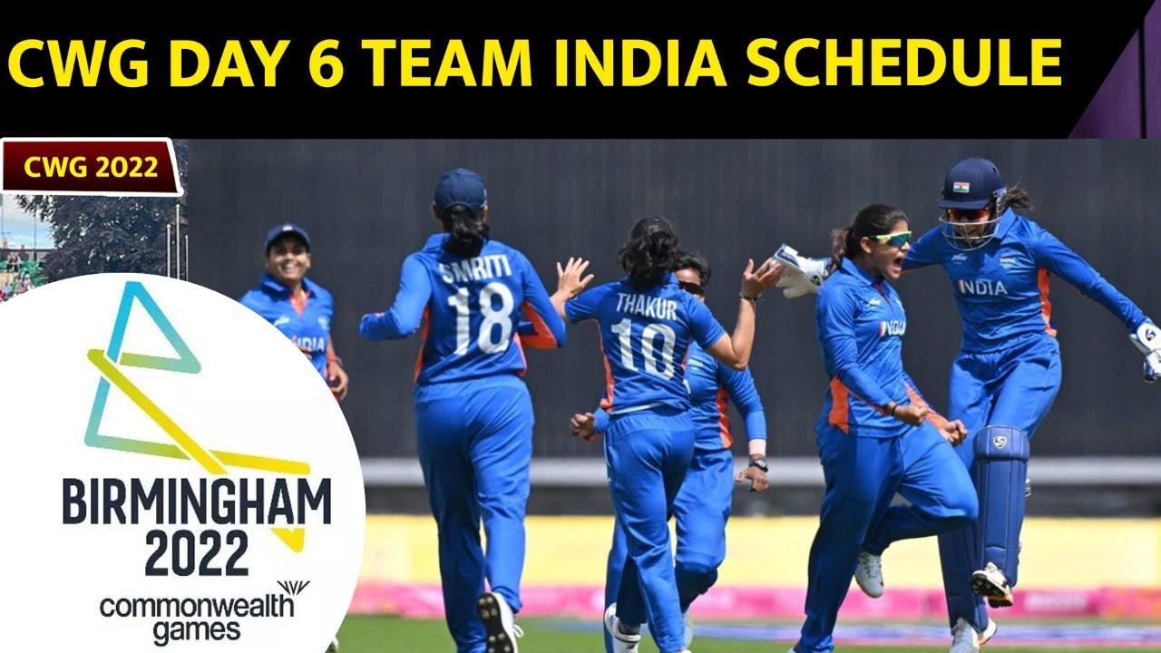 COMMONWEALTH GAMES 2022 INDIA TODAY SCHEDULE DAY 6 03-AUGUST-2022 |  #cwg2022india #cwg2022 - YouTube