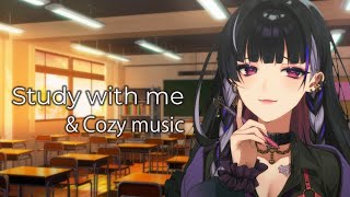 【ASMR】STUDY WITH ME & COZY MUSIC FOR 2 HOURS 【NIJISANJI EN | Meloco Kyoran】