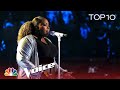 The voice 2018 top 10  kymberli joye oceans where feet may fail