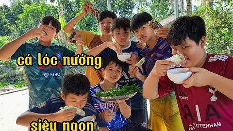 #anhtântv/ cá lóc nướng cuốn bánh tráng ngon khó cưỡng #Grilled snakehead fish is hard to resist