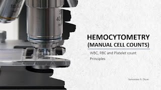 Hemocytometry Principles (Manual Blood Cell Counts) Module 8
