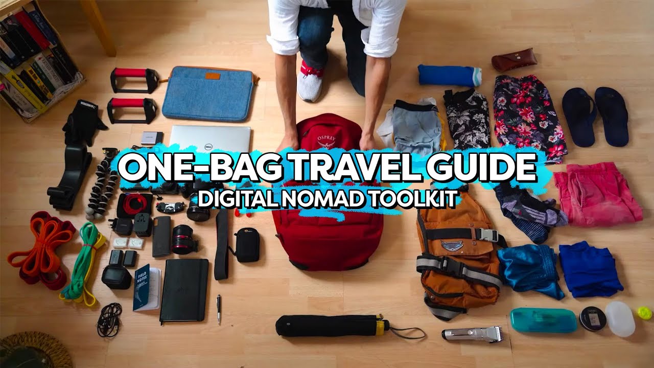 Traveling Light: The Ultimate One-Bag Setup for Digital Nomads in 2024 ✈️ – A Comprehensive Packing Guide