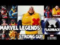 Daf flashbacks  marvel legends strong guy build a figure  xfactor xmen action figure