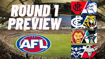 2022 AFL Season: Round 1 Preview